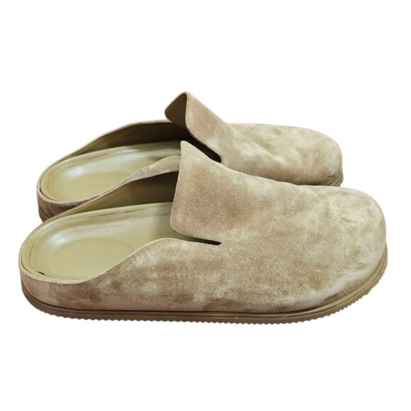 Vince Decker Mens Slip On Decker Suede Mules/ Camel / Size 11 / msrp $275 - Picture 2 of 13